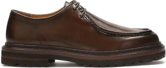 Kazar Leren halfschoenen met korte veters - Heren - Nette schoenen - Bruin - 45 EU - Leer - Schoenen