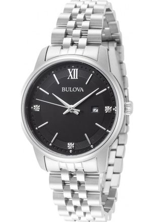 Bulova Womens 96P226 Ladies Classic Watch - Silver - One Size