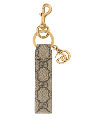 Gucci Mens Printed Canvas Keyring 8233beebonyvrv Brass Keychains