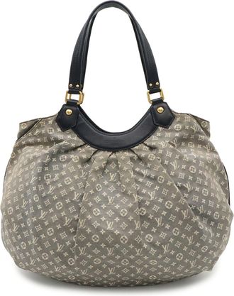 Louis Vuitton Ancre Navy Monogram Idylle Canvas Leather Shoulder Bag Tote Bag (Pre-Owned)