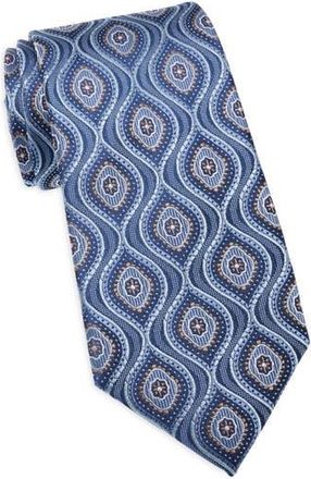 Duchamp Geometric Silk Tie in Blue at Nordstrom Rack