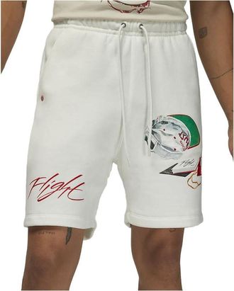 Nike Jordan Air Jordan Artist Series By Jacob Rochester Fleece Shorts Sail Black University Red DQ7542-133