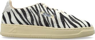 Autry Medalist Easeknit Low Sneakers - Dames - Sneakers - Zwart - 36 EU - Leer - Schoenen