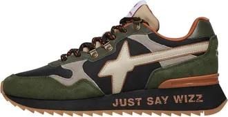 W6YZ Suede and technical fabric sneakers Yak-M. - Heren - Sneakers - Veelkleurig - 44 EU - Schoenen