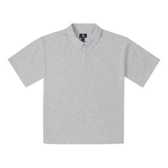 Converse Waffle Polo Shirt Grey 10027230-A02