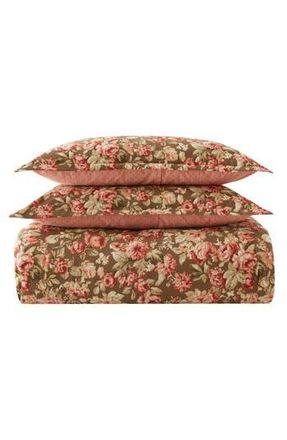 Laura Ashley Bloomsbury 3-Piece Queen Comforter & Sham Set in Brown at Nordstrom Rack, Size Full/queen