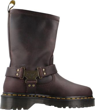 Dr. Martens Enkellaarzen Anistone Hi - Dames - Enkellaarsjes - Bruin - 36 EU - Schoenen