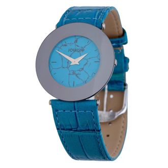 Jowissa Safira 999 - Dames - Horloges - Blauw - ONE Size - Leer - Accessoires
