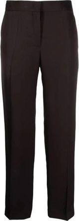 Jil Sander Casual Broeken - Dames - Straight fit broeken - Zwart - XS - Broeken