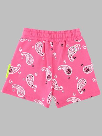 Barrow Cotton Jogger Shorts - Pink
