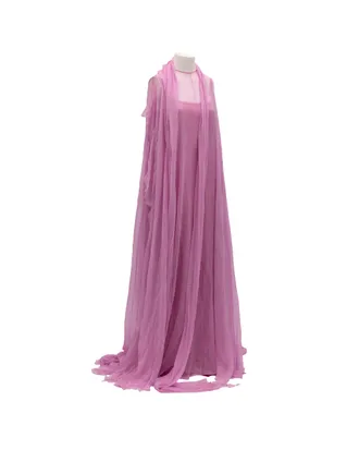 Valentino Garavani Womens Pink Sleeveless Maxi Dress