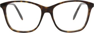 Alexander McQueen 54mm Square Optical Glasses in Havana Havana Transparent at Nordstrom Rack