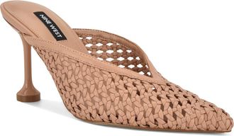 Nine West Grasso Woven Mule in Light Natural at Nordstrom, Size 5.5