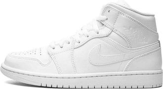 Nike Jordan Witte Mid-Top Sneaker met Strak Design - Heren - Fitnessschoenen - Wit - 38 1/2 EU - Fitness