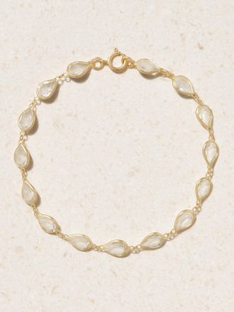 JiaJia Bracciale In Oro Con Topazi Chakra - Neutri