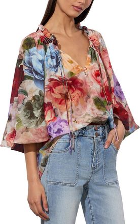 Alice & Olivia Norah Peasant Blouse