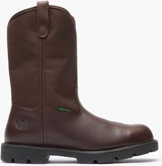 Georgia Boot Homeland Steel Toe Waterproof Wellington in Brown at Nordstrom, Size 10.5