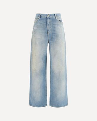 Golden Goose Embroidered logo denim Jeans Female 27