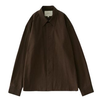 STUDIO NICHOLSON Camisa Hal - Shirts - Hombre - Marr&oacute;n - L