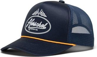 Herschel Marina Mesh Yachting Snapback Cap in Darkest Navy at Nordstrom