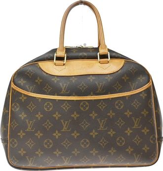 Louis Vuitton Deauville Monogram Canvas Brown Canvas Handbag (Pre-Owned)