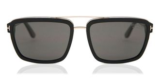 Tom Ford FT0780 ANDERS Polarized 01D Mens Sunglasses Black Size 58