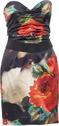 Dolce & Gabbana Rose Corseted Dress, Size It 42 (Authentic Pre-Loved)