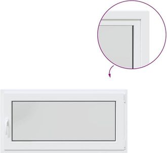 vidaXL Vidaxl - Ventana De S&oacute;tano risor 120x60 Cm Oscilobatiente Din Derecha