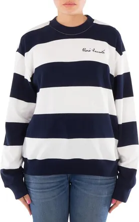 Lacoste Crew Neck Printed Sweater, Brand Size 40 (US Size 6)