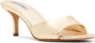 Steve Madden Kendrix Sandal in Gold Leather at Nordstrom, Size 5.5