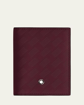 Montblanc Mens Extreme 3.0 Embossed Leather Bifold Card Holder