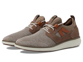 Florsheim Venture Knit Plain Toe Sneaker Mens Shoes Mushroom : 7.5 W (3E), Textile/Leather