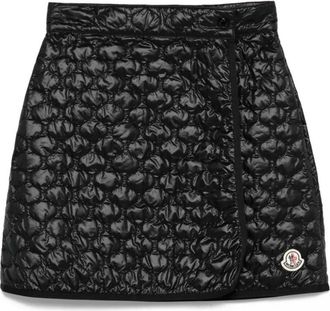 Moncler Black Quilted Skirt