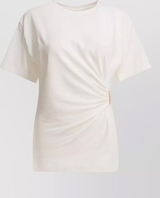 Pinko draped mary cotton t-shirt
