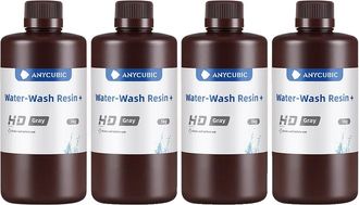 OEM Resina Transparente Anycubic, Lavable Con Agua, 2 Kg, Compatible Con Impresoras Lcd