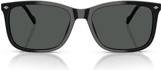Vogue Eyewear 57mm Pillow Sunglasses in Black at Nordstrom