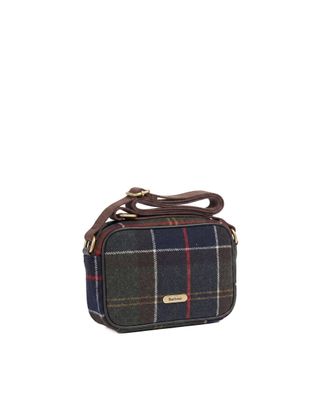 Barbour Womens Shoulder Bag Contin Mini Crossbody Classic Tartan Polyester