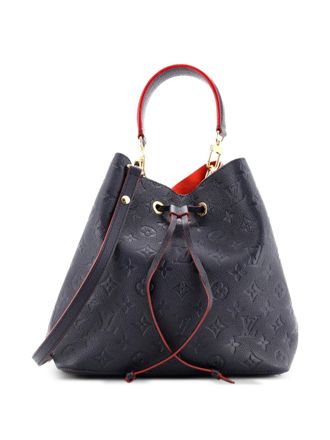 Louis Vuitton NeoNoe Handbag Monogram Empreinte Leather MM bucket bag - Blu