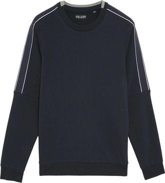 Lyle & Scott Hoodies & sweatvesten, Heren, Blauw, 2Xl, Mid Layers Tape Crew Neck