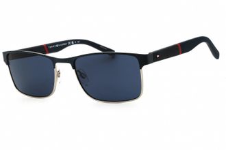 Tommy Hilfiger Blue Rectangular Mens Sunglasses TH 2040/S 0KU0/KU 56