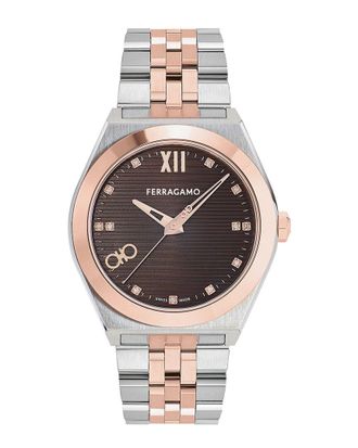 Ferragamo Mens Vega Diamond Watch