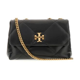 Tory Burch Tory Burch, Shoulder Bags, female, Black, Size: ONE SIZE Small Kira Diamond Quilt Shoulder Bag