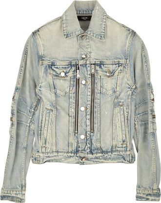 Amiri MX2 Trucker Jacket- Clay Indigo