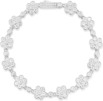 Glaze Jewelry Silver Cz Bracelet
