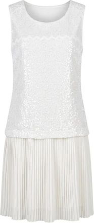 Trussardi Abito Corto Senza Maniche - - Dresses - Donna - Bianco - S