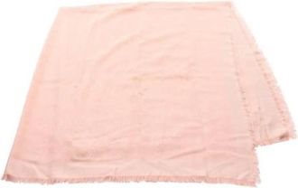 Louis Vuitton Pre-owned Stole - Dames - Vintage Accessoires - Roze - ONE Size - Wol - Vintage