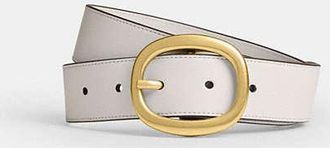 Coach Oval Buckle Belt, 32mm
