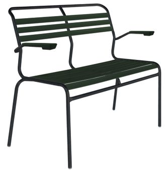 Schubiger M&ouml;bel L&auml;ttli-Bank S&auml;ntis mit Armlehnen