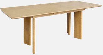 Sweeek Mesa De Comedor Rectangular Extensible De Madera, 6-8 Plazas