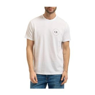 Calvin Klein T-Shirts, male, White, Size: 2XL T-Shirts